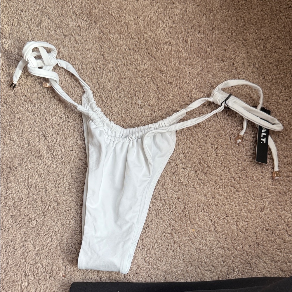 White Bikini Bottom by
